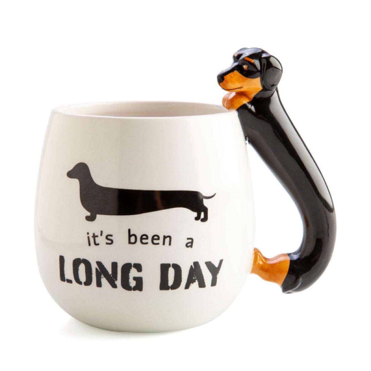 Amazon.com | Furever Pets Dachshund - 3D Handle Mug: Coffee Cups & Mugs