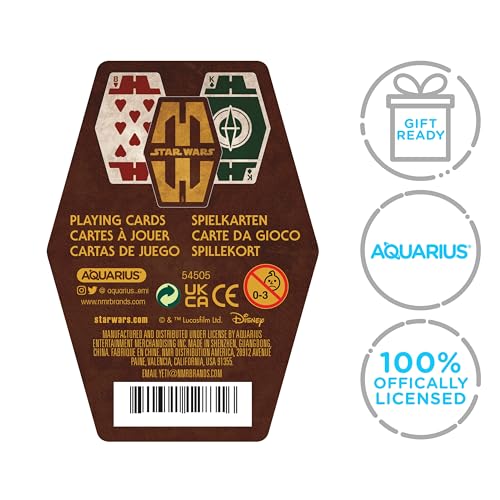 Aquarius Star Wars Sabacc Premium naipes de póker miniatura 2