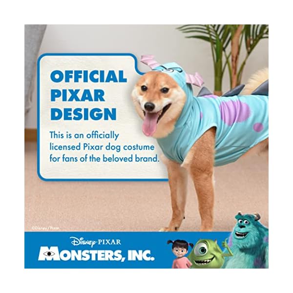 Disney for pets halloween monsters inc. Sulley costume for dogs - halloween costumes for dogs - sulley dog costume - officially licensed disney dog halloween costume, blue, medium (ff22989) - image 3