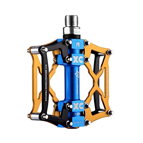 RockBros Bici Pedali MTB BMX DH 9/16 inch Ciclismo...