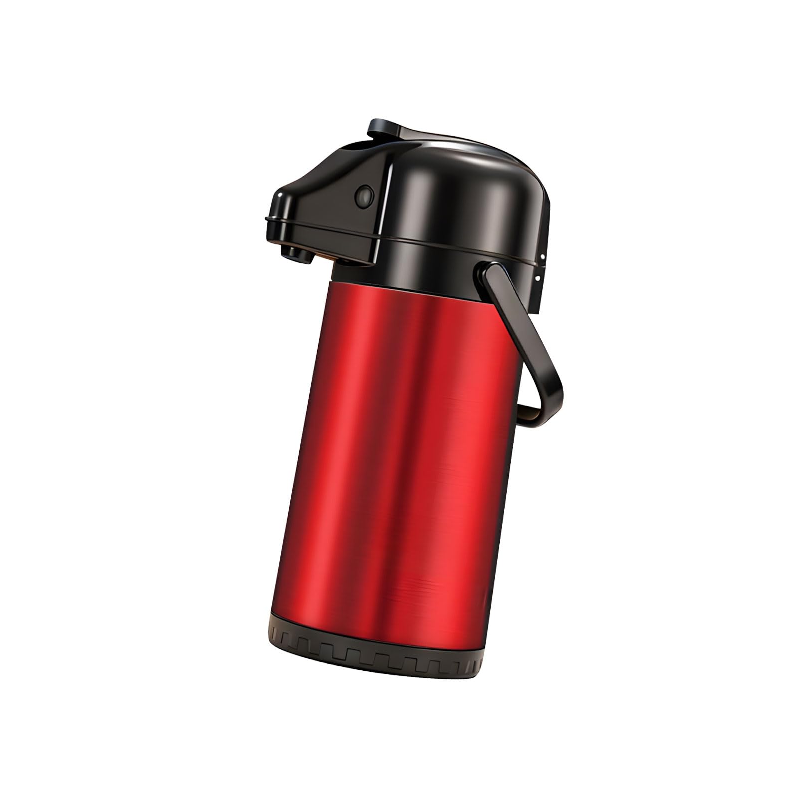 Sbshiouu Red Twin Wall Vacuumflask Flask With Press Type Stream For Tilt Complimentary Pouring And Child Security In Households Large Capacity