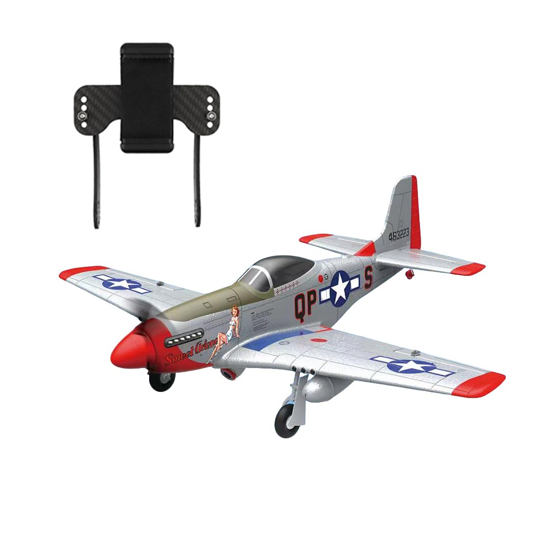 ExploTex RC 1:16 Scale 2.4GHz Brushless 685mm Wingspan 3 Flight Modes Quick Release Phone Holder - Gift For Enthusiasts (Ready-to-Fly Version)