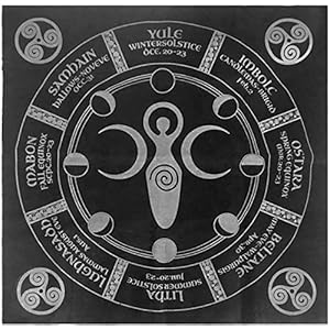 Tarot tafelkleed, Tarot heidens altaar doek tafelkleed Board Game waarzeggerij tafelkleed Flanel (01)