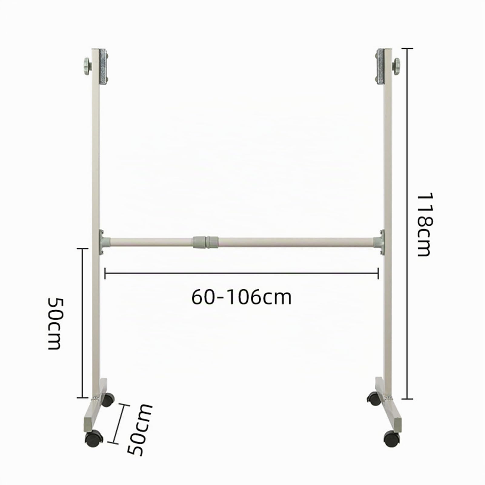 Mobiler Ständer Für Whiteboard, Kreidetafel, Trocken Abwischbare Tafel, Verstellbarer, Rollender Whiteboard-Ständer Auf Rollen Für Zuhause, Büro, Schule