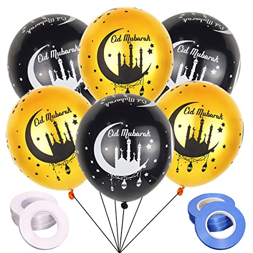 Eid Mubarak and Ramadan Kareem Craft Kit - 48 PCS DIY Mosque Scene Stickers for Kids, Create Your Own Religious Label Decal, Hanging Ornament Set for Eid Al-fitr Classroom Party Favor Goodie Supplies