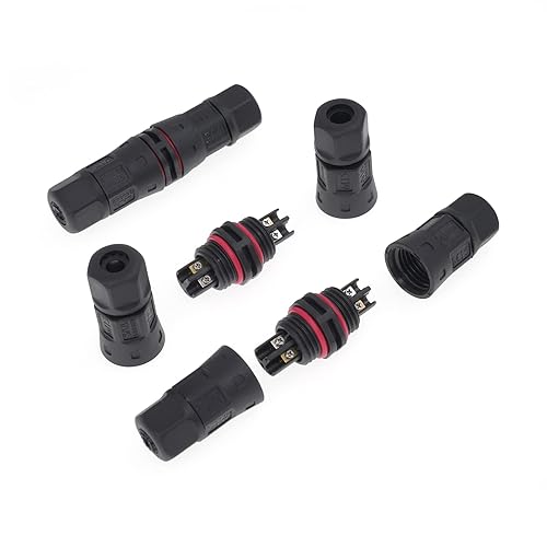 Miniatura 7 de AOHUA M16 impermeable conector IP68 caja de conexiones eléctrica al aire libre para cables de 3 pines Ø 0.197-0.374 in certificación UL