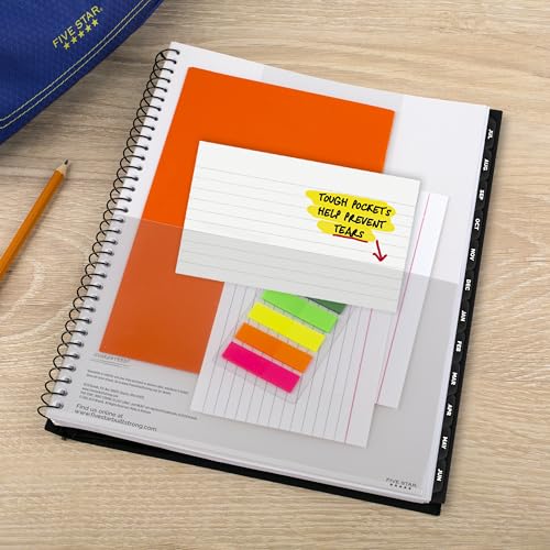 Image of Five Star Planner 2026-2027 Weekly & Monthly Academic 12-Month July-June Advance Student Planner + Study App, 8-1 /2 inch x 11 inch, Black (CAW65905)