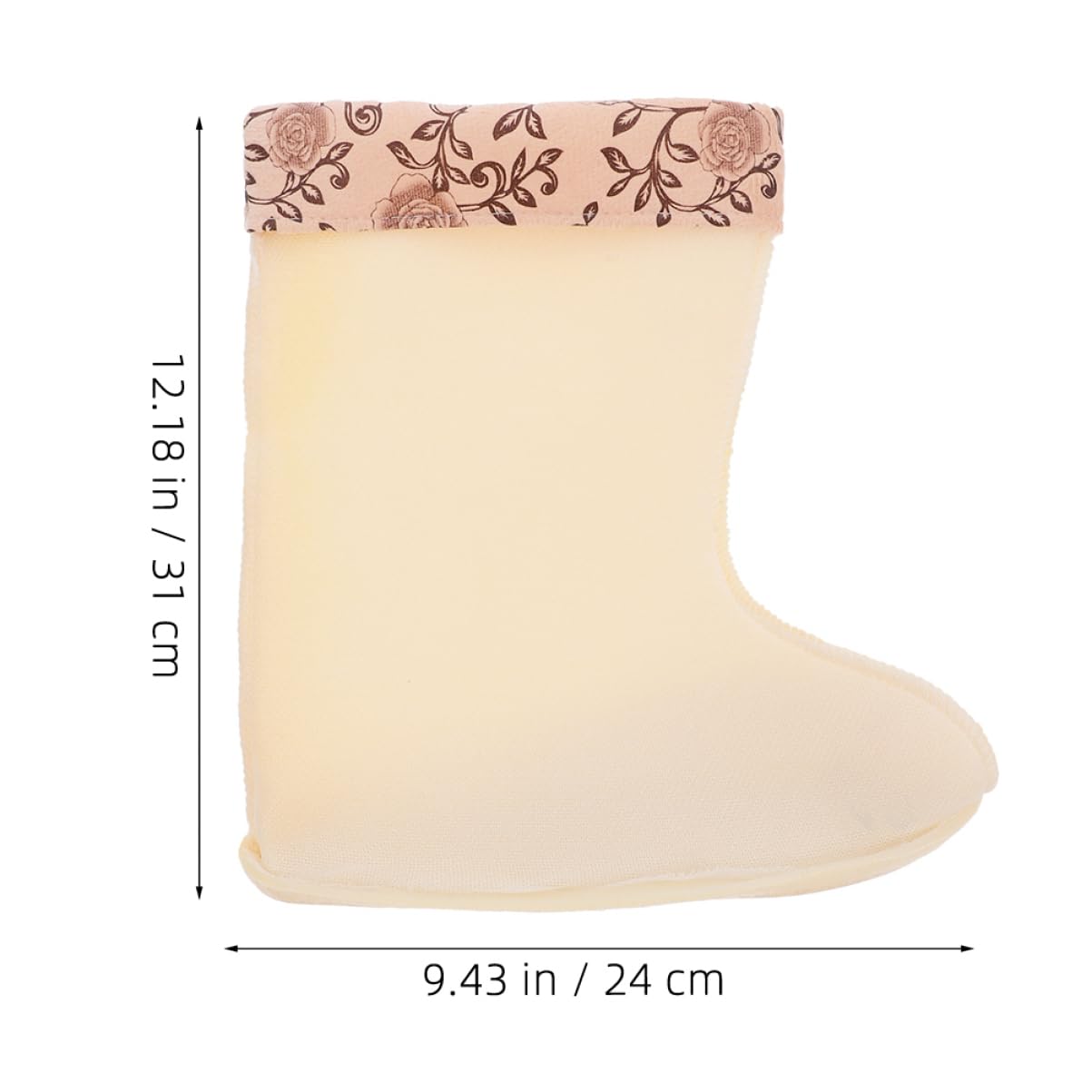 Mipcase Cotton Liner for Rain Boots Insulated and Waterproof Women's Boot Covers for Cold Weather Size 37