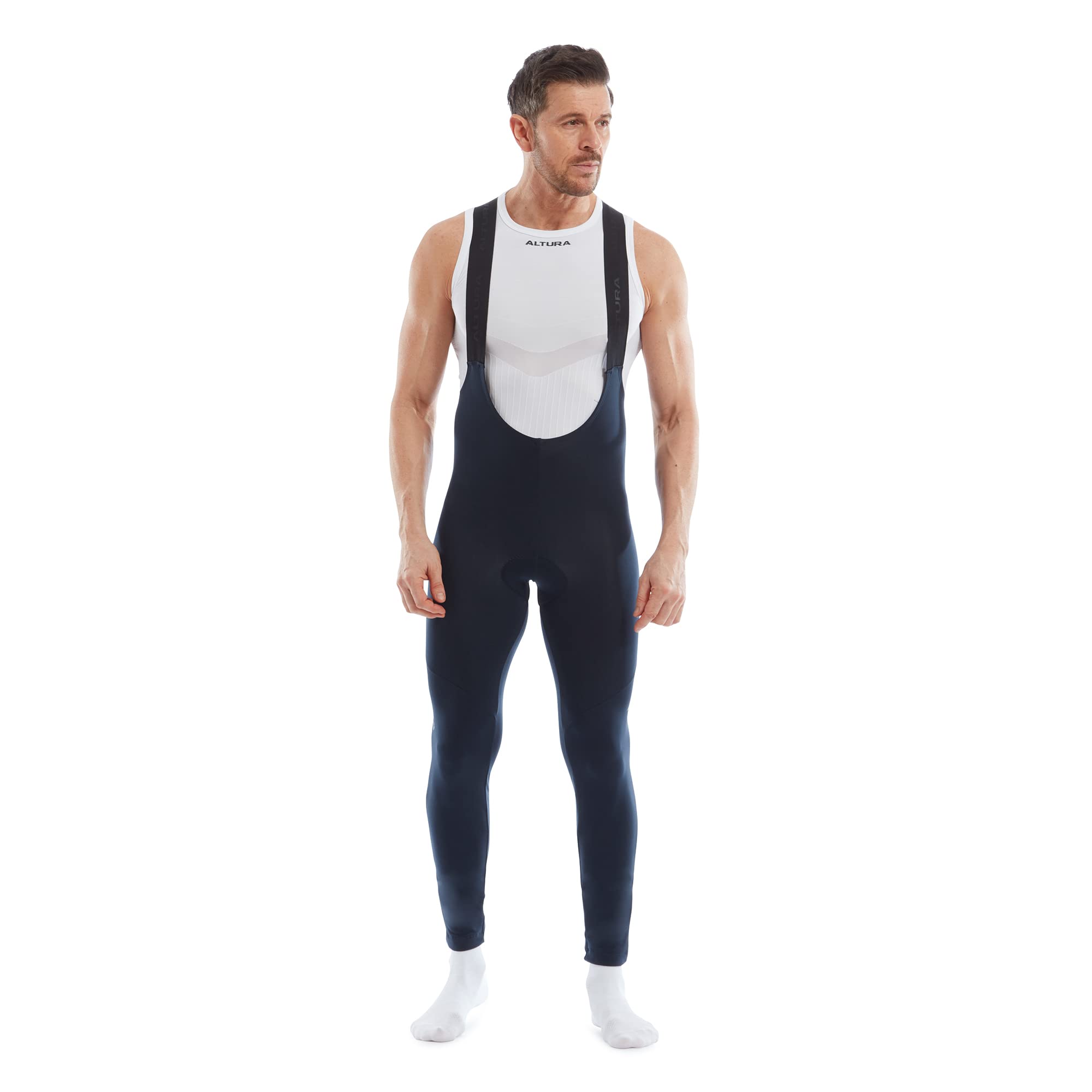 Altura Hombres Adulto Shorts Ciclismo Azul Mediano Progel Modern Sólido Tiro medio Frente liso Primavera, Verano, Otoño