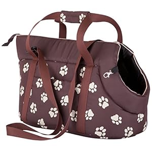 Hobbydog TORBWL1 hondentas draagtas kattentas met poten, afmeting 32 x 30 x 50 cm, bruin