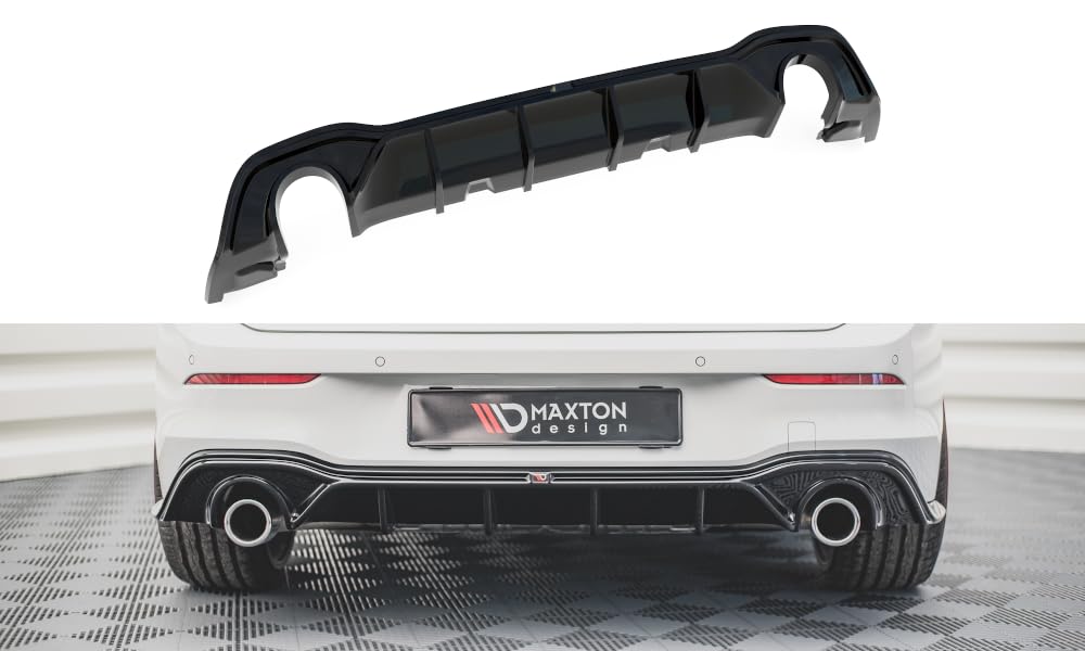 Maxton Design Heckdiffusor V.2 für VW Golf 8 GTI/GTD/GTE/R-Line 2020-2026 Hochglanz schwarz