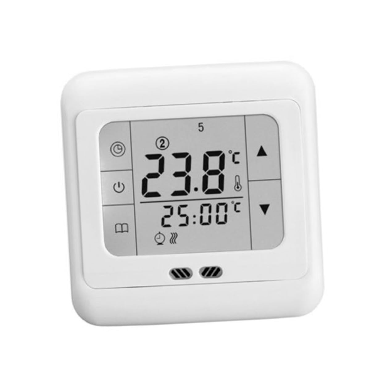 Homoyoyo Termostato Digitale Termostato Elettrico Termostato Di Riscaldamento Touchscreen Del Termostato Cronotermostato Bianca Senza Fili Regolatore Wifi