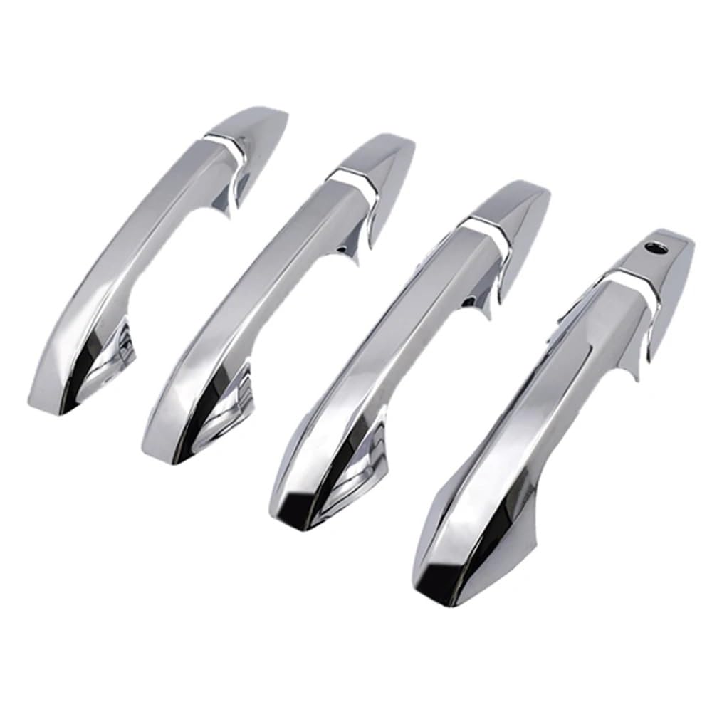 Wsx5fc One Color Exterior Door Handles 4Pcs Car Door Handle Knob Cover Catch Cap Frame Case Chrome Carbon For Cr-V Crv Suv 2008 2009 2010 2011