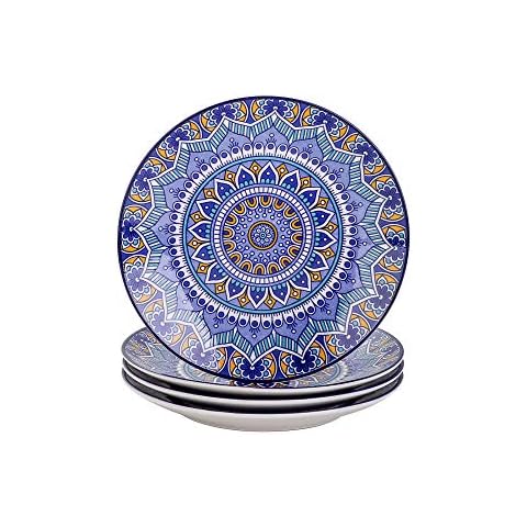 vancasso Mandala 4-Piece Cake Plate Set Cover
