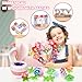 PERRYHOME Fabric Flower Bouquets Toys, 300+ Pcs Valentines Day Gift, 2 Gameplays STEM Craft for Girls, Reusable Bouquets Maker Birthday Gift DIY Flower Making Kit for 3 4 5 6 7 8 Years Toddler Girl