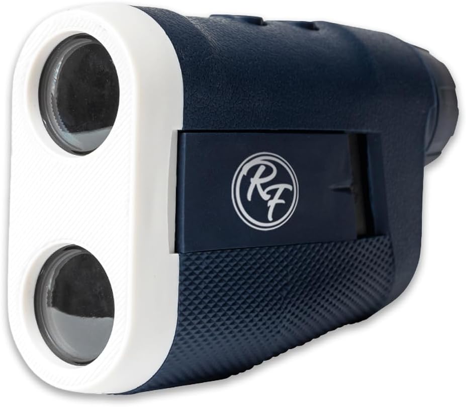 Range Flask – Golf Flask Shaped Like a Rangefinder, 7oz Stainless Steel Interior with Magnetic Cap & Sides, Collapsible Funnel Included – Portable Gift for Men and Golfers