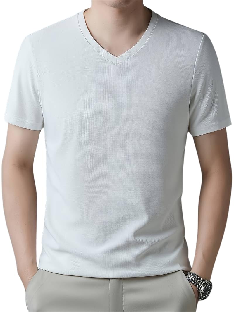 TAGDO Men's Solid Color V-Neck Short Sleeve T-Shirt (2033) - Review, Price and Buying Guide