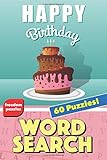 Happy Birthday Word Search: Compact Puzzle Book For You to Celebrate With (Chocolate Cake Cover)