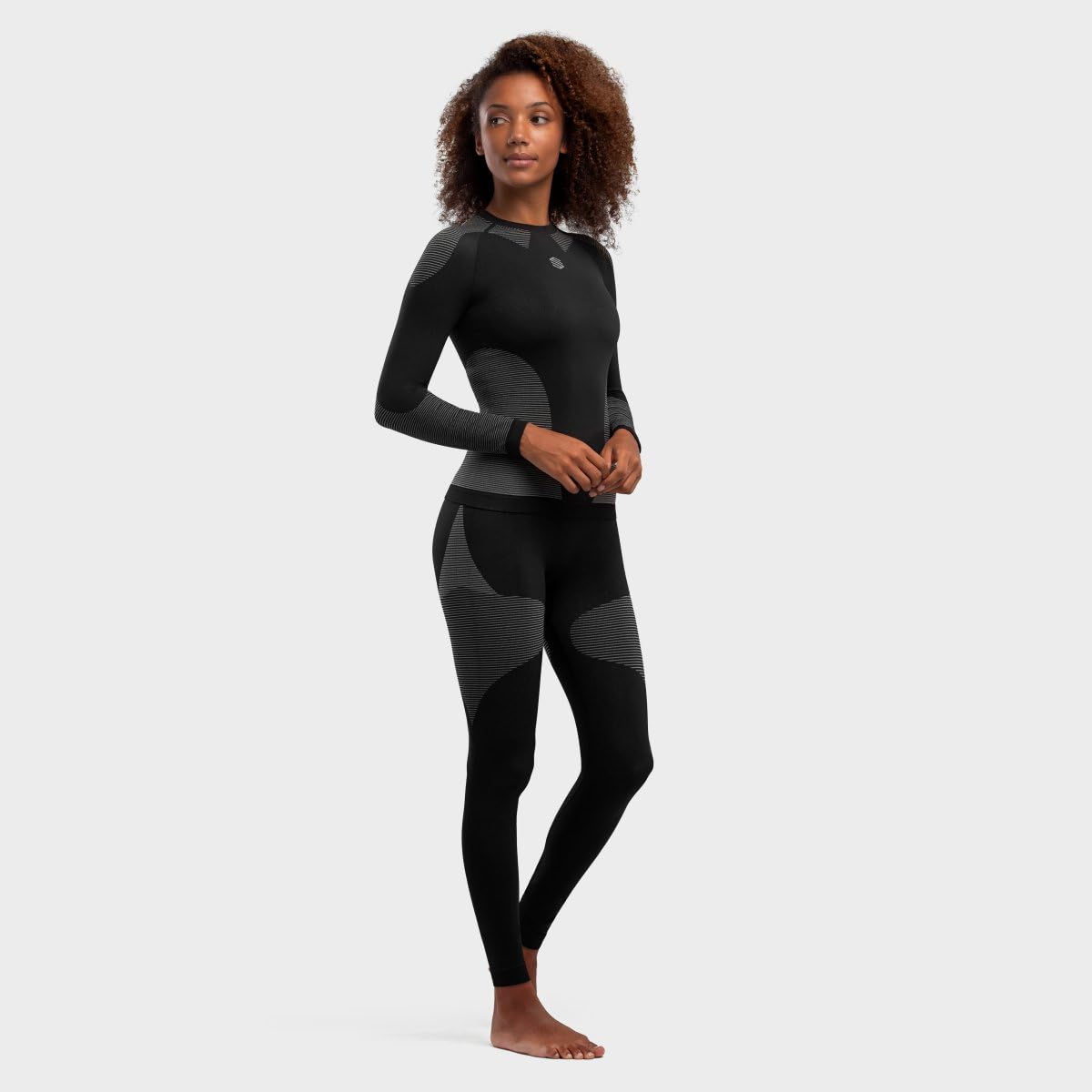 SIROKO - Langärmeliges Kompressionsshirt für Damen Drystone