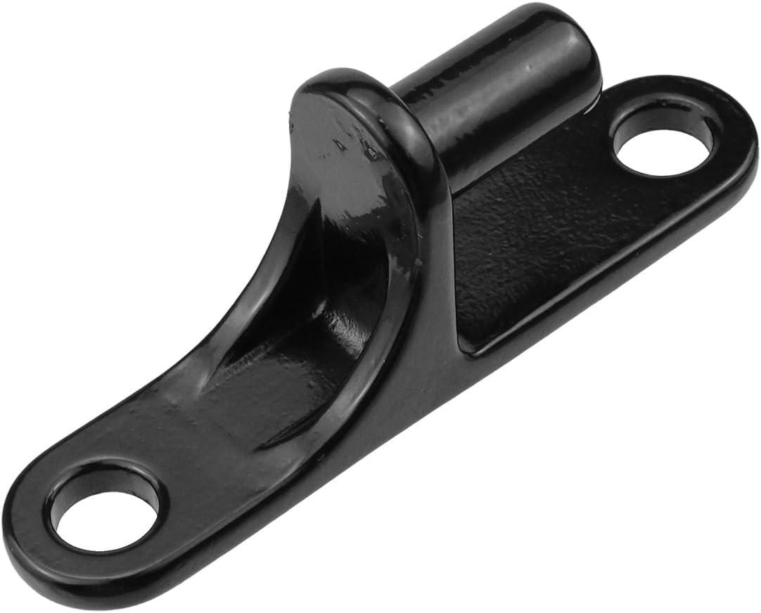 Antrader Gate Hinges,Heavy Duty Wall Mount Gate Hinge for Farm Fence, Wood,Metal Gates,fits 5/8" Pin,304 Stainless Steel,Black,2Pcs