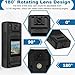 2K HD Body Camera with Audio and Video Recording, 128GB Mini Body Camera with 180° Rotating Lens, 10HR Battery & Night Vision, Wearable Bodycam for Cycling, Traveling, Vlogging, Police Law Enforcement