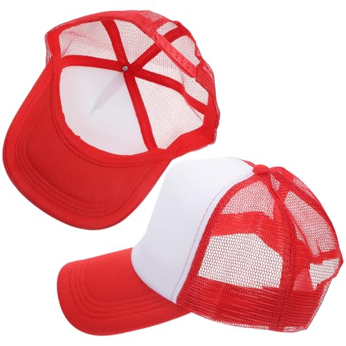 Casquettes de baseball sublimées iplusmile lot de 10 en maille polyester respirante pour vacances