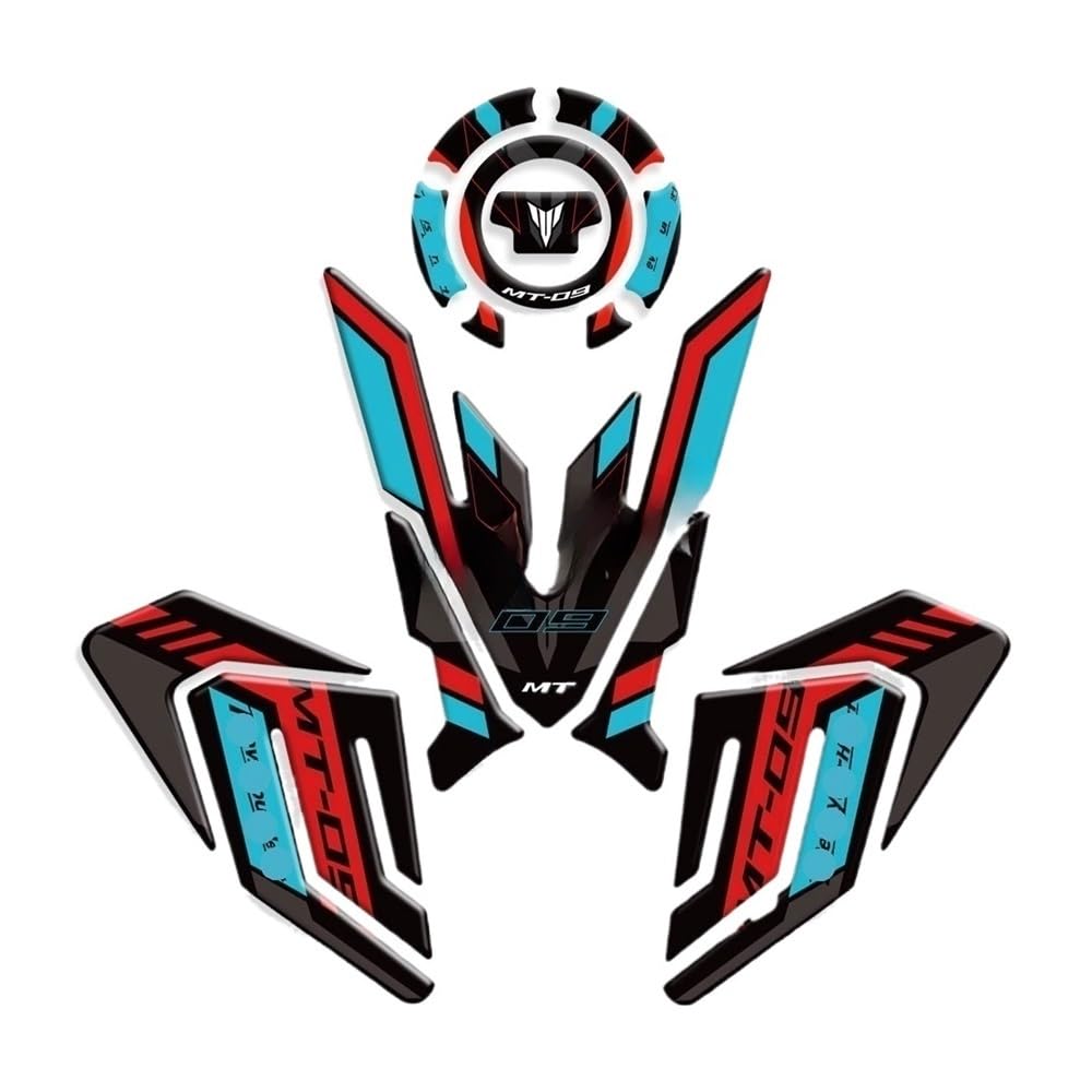 Autocollants antidérapants réservoir moto MT-09 protection grip réservoir carburant