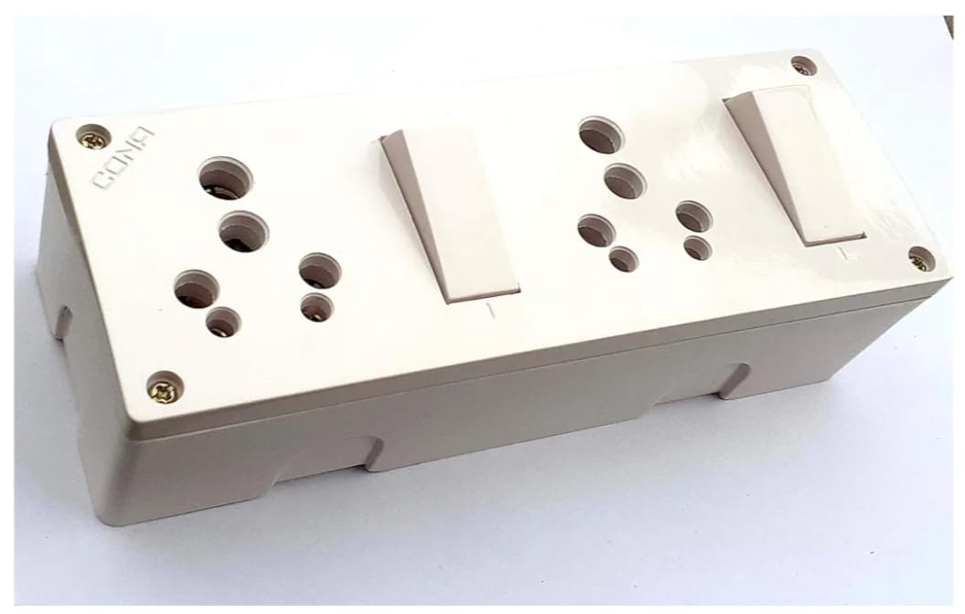 SWITCH SOCKET COMBINED BOX 2 IN 1 BOX WITH 16A SOCKET With 16A Switch Heavy DUTY With Indicator| HEAVY POLYCARBONATE BOX-picture-16