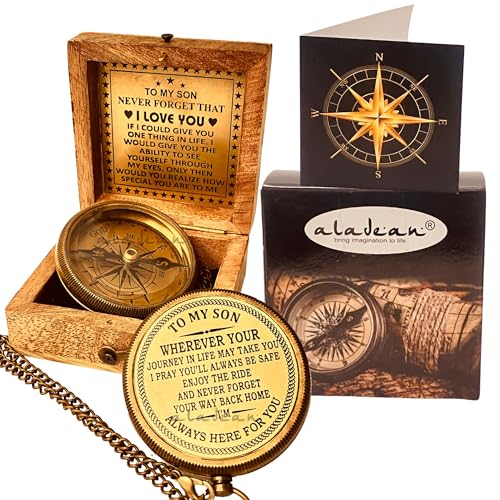 Gift-for-Son-from-Mom-Dad-Engraved-Compass-2-Father-to-Son-Gifts-Mom-to-Son-Gifts-for-Graduation-Birthday-Baptism-Confirmation-Communion