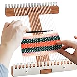 Savina Adjustable Tapestry Weaving Loom, Small Expandable 3.5in to 11.8in, Wooden Frame for Weaving Yarn, Art Projects, Ideal for Beginners & Advanced.