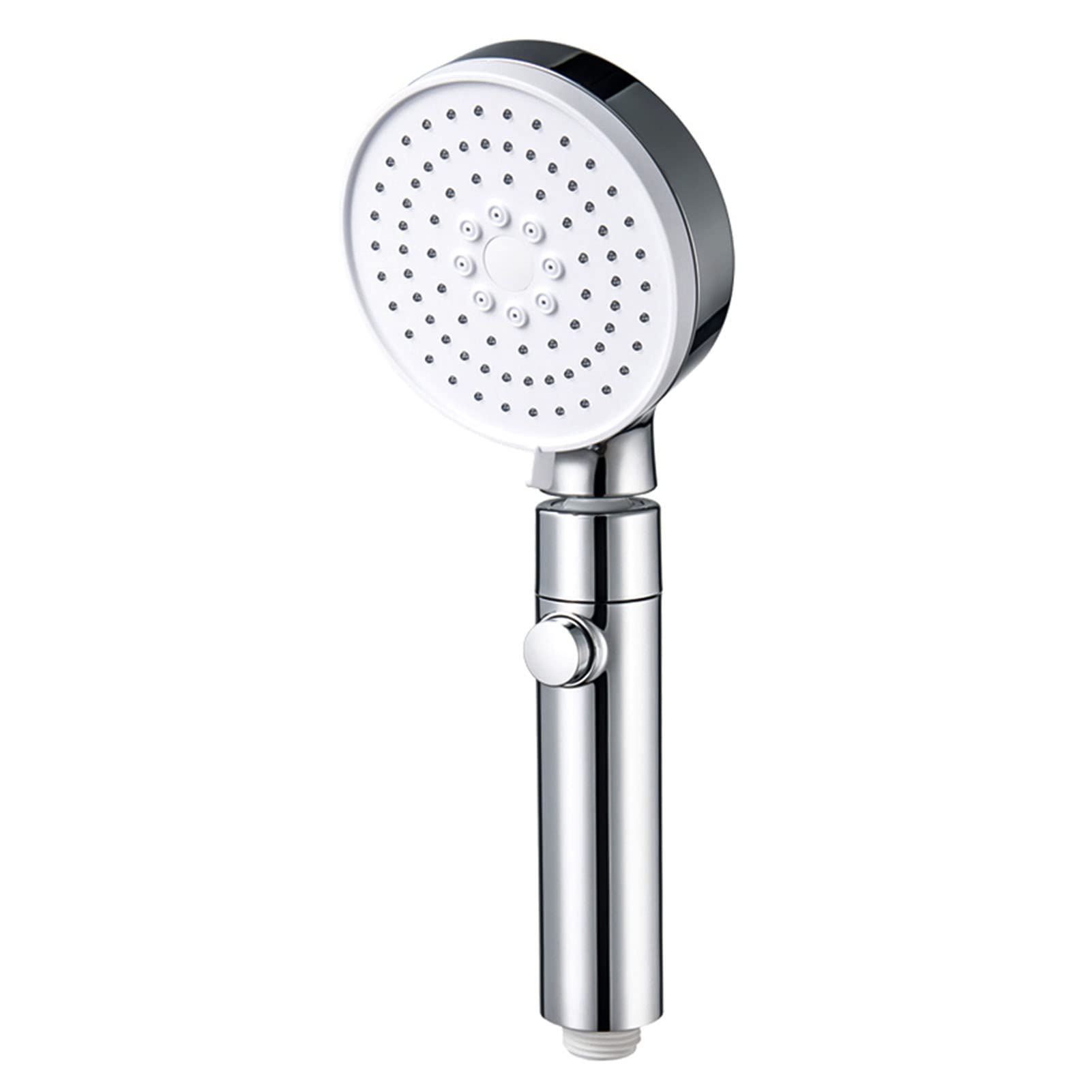 Pommeau de douche chromé universel à 3 fonctions pour remplacement de douchette à main