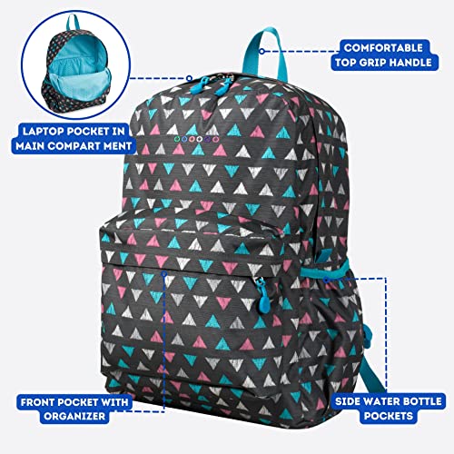 Image of J World Oz Middle School Backpack for Kids. Cute Laptop Bookbag for Girls Boys, Sprinkle