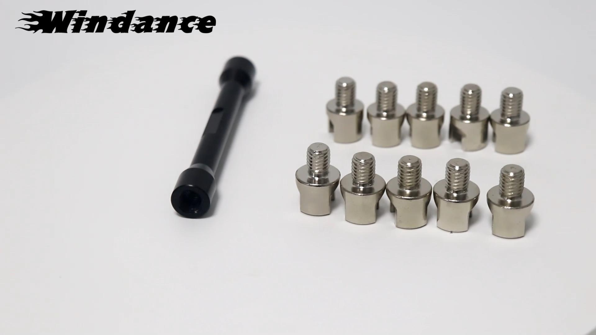 Entretien Roue Moto Kit Clés à Rayons CNC Pour Moto - 10 Tailles De 5.0 à 6.8mm | Alliage Aluminium, Boîte De Rangement Clé Dynamométrique Velo