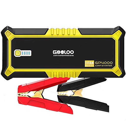 GOOLOO 4000A Peak SuperSafe Car Jump Starter