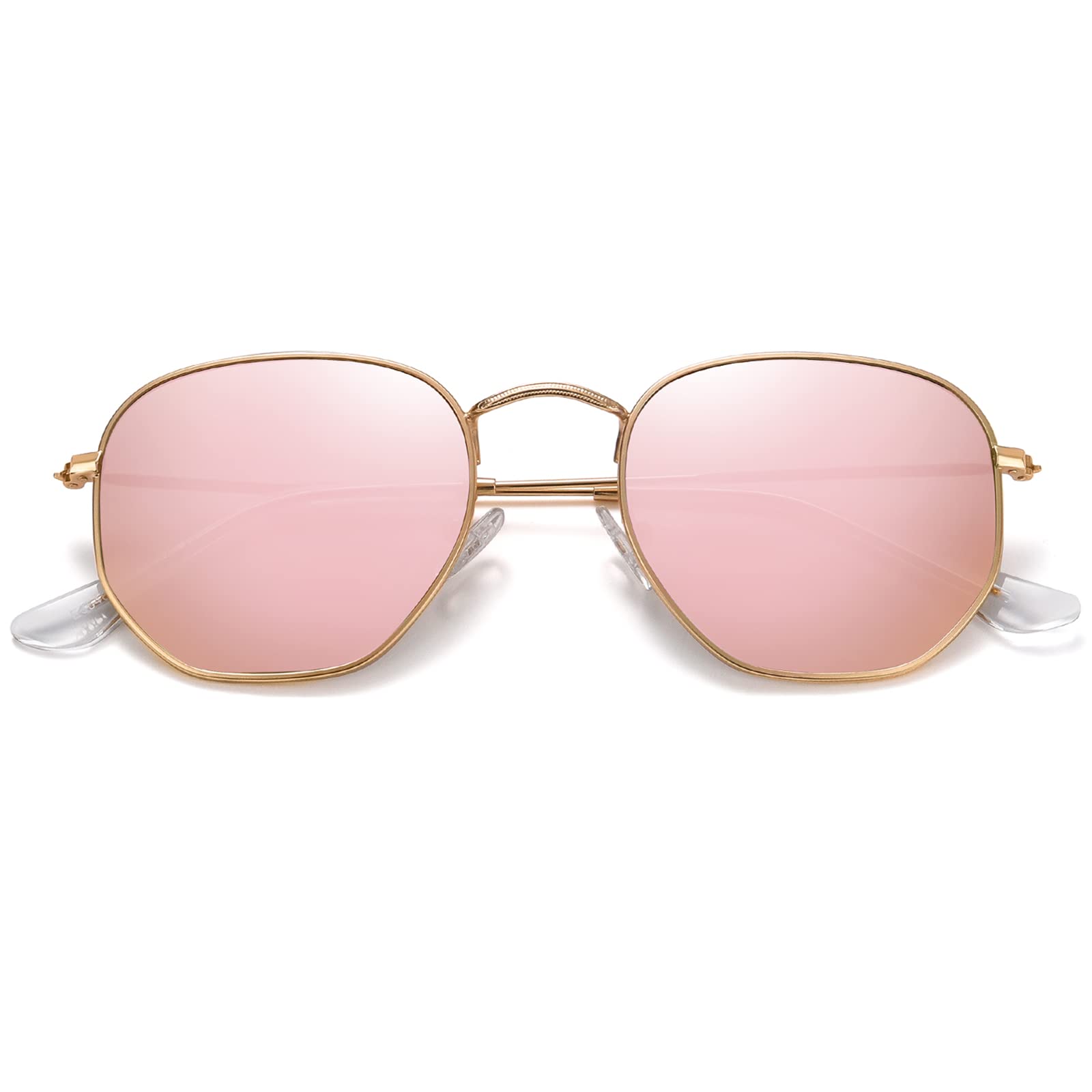 Funkytradition Women's Hexagon Sunglasses Hipster Hexagonal