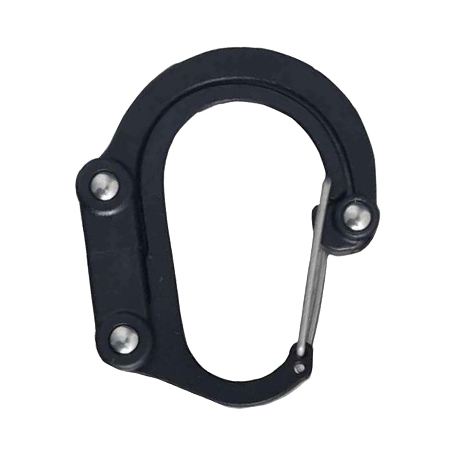 CLOVRIX® Carabiner Clip and Hook for Travel Backpack Handbag Holder Hanger Black-Sporting Goods - Outdoor Sports - Climbing & Caving - Carabiners & Hardware-image-10