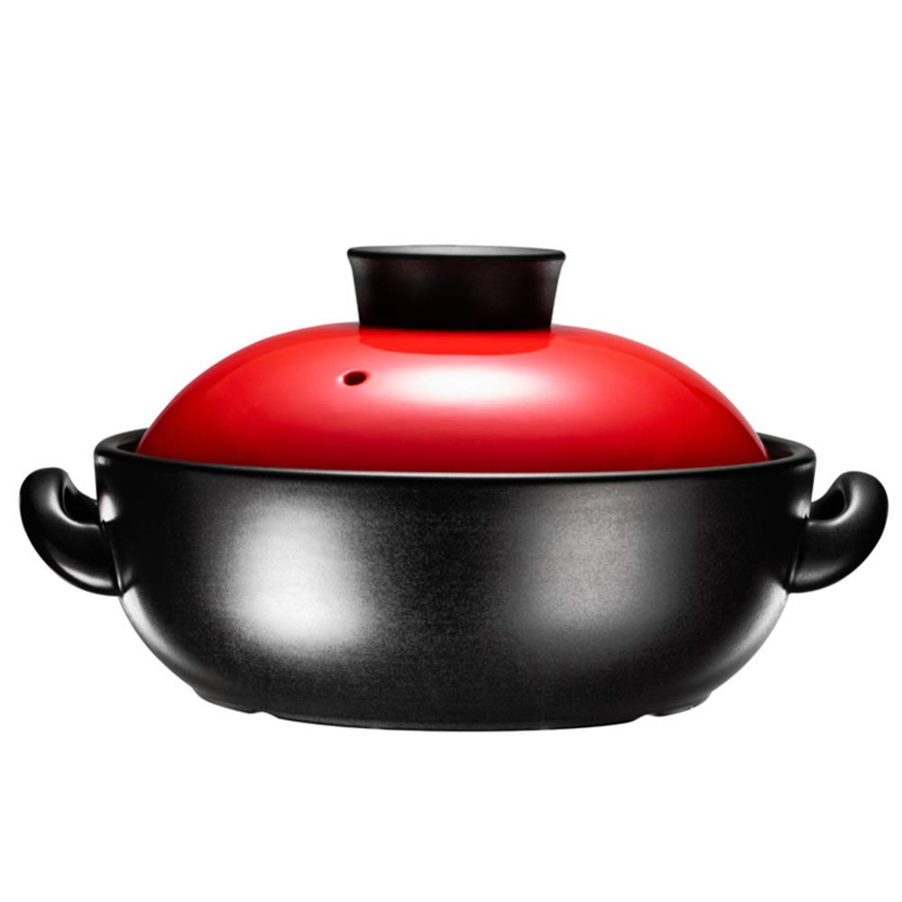 Casserole en émail céramique 1,5 L pour sauté vapeur braise et cuisson classique