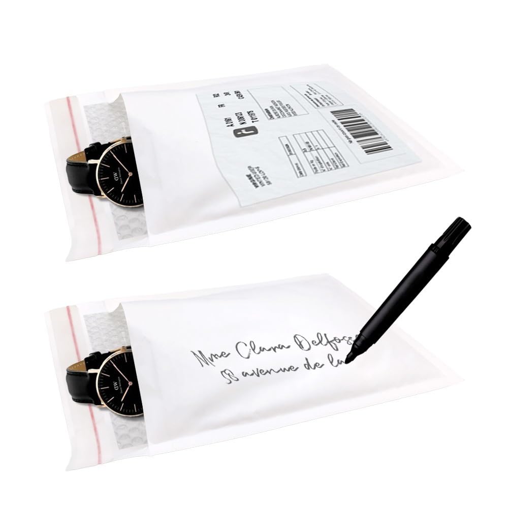 Loto de 120 sobres A5-21x15 cm - kraft y burbujas - Pack & Move