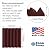 Foam Factory Inc 24 Pack Color Acoustic Foam Panel Studio Soundproofing Wedge Wall Tiles 12” X 12” X 2” (Burgundy)