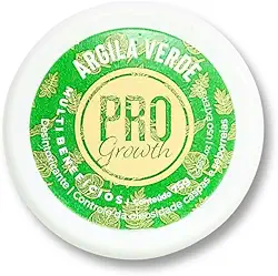 Argila Pro Growth 75g Máscara Capilar de Hidratação e Reparação Profunda (Verde)