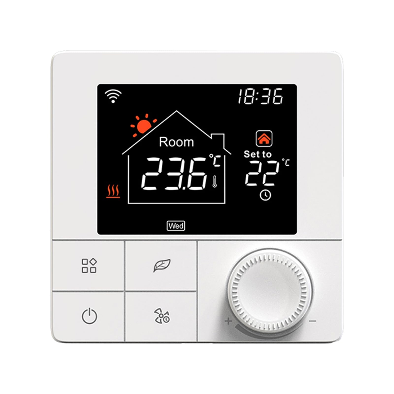 Termostato WiFi Digitale per Riscaldamento Acqua, Termostato Intelligente, Controller Temperatura, Compatibile con Smart Life/Tuya App Alexa Home 3A 110-230V
