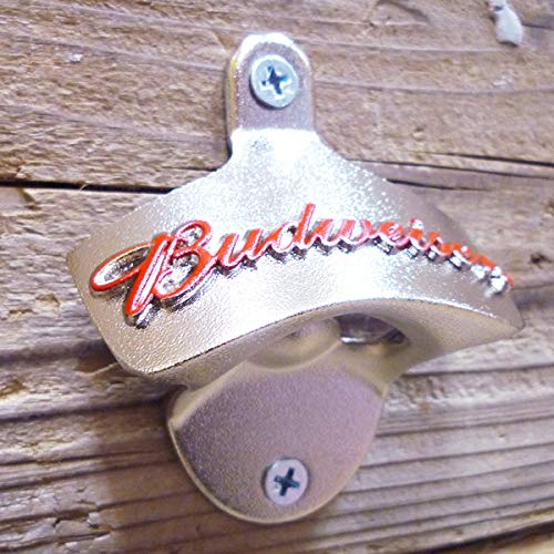 Amazon | バドワイザー ボトルオープナー (壁掛けタイプ) 栓抜き 固定