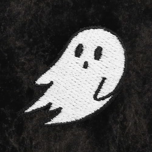 DALIX Ghost Embroidered Washed Hooded Sweatshirt Fleece Soft Cotton Mens2