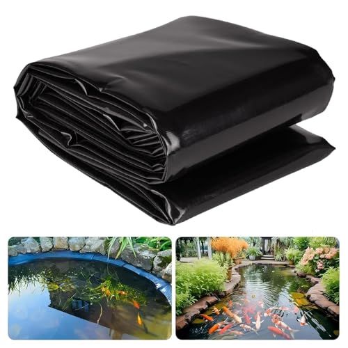 Dtyubfg Bâche EPDM pour Bassin – Flexible et Robuste – 2X8m 6X12m 10X16m 14X14m déale Bassin...