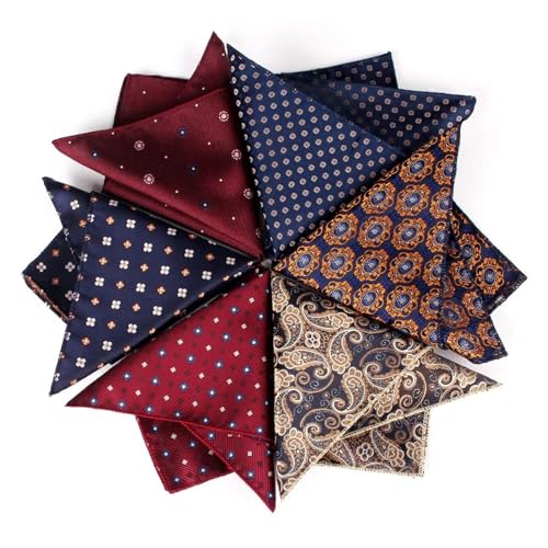 Pañuelo de Bolsillo de Poliéster con Estampado Floral