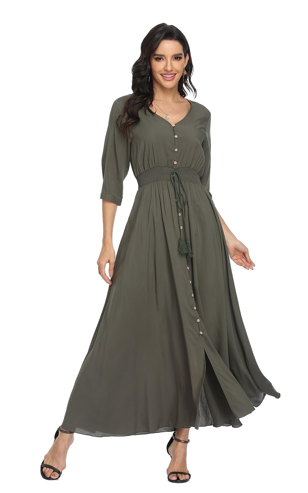 Casual Summer Dresses for Women 2026 Maxi Dress Flowy Bohemian Beach Party