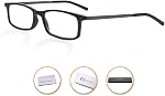 EYEGUARD Reading Glasses with Portable Case Slim Mini Pocket Readers for Women Men Eye Glasses
