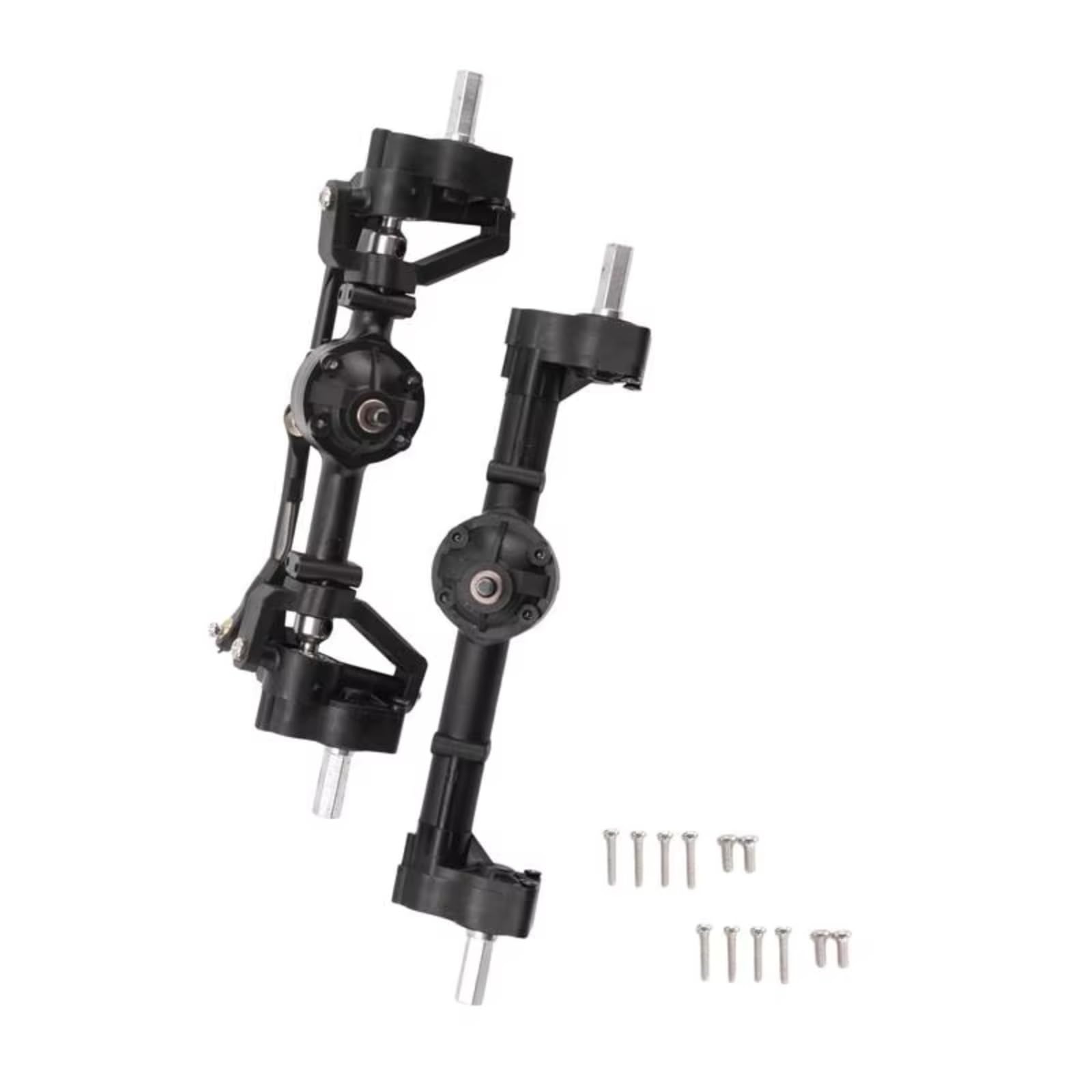 Compatible con WPL C14 C24 C24-1 C34 C44 B14 B24 1/16 Accesorios De Modificación Piezas Actualización Coche RC, 2 Eje Portal Delantero Y Trasero Piezas