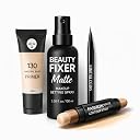 Fashion Matte Makeup Combo Set – Primer 40ml, Matte Setting Spray 100ml, Liquid Eyeliner & 2-in-1 Contour Stick – Smooth Blend, Long Lasting, Lightweight Makeup KiT ETC... gallery image