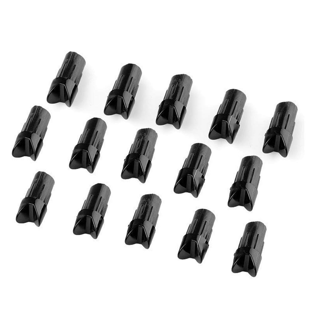 Lot de 36 encoches de flèche + goupille en aluminium, taille S, pour ID